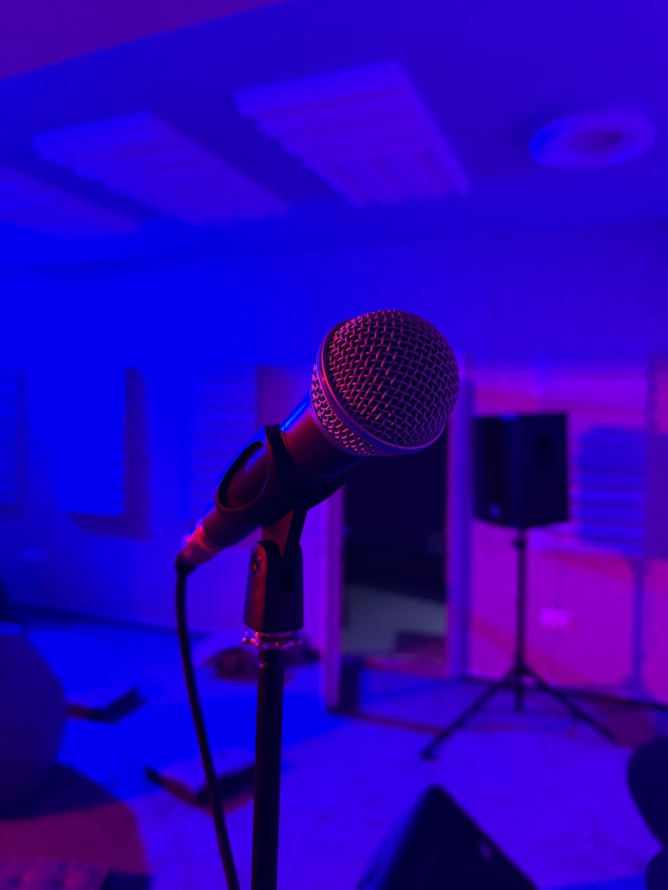 Microphone close-up